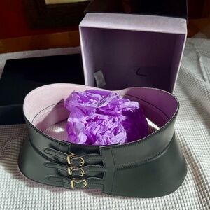 Herve Leger Three Buckle Belt